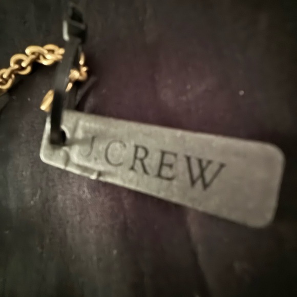 J. Crew Gold Chain Necklace with Blue Floral Accents - Picture 2 of 4